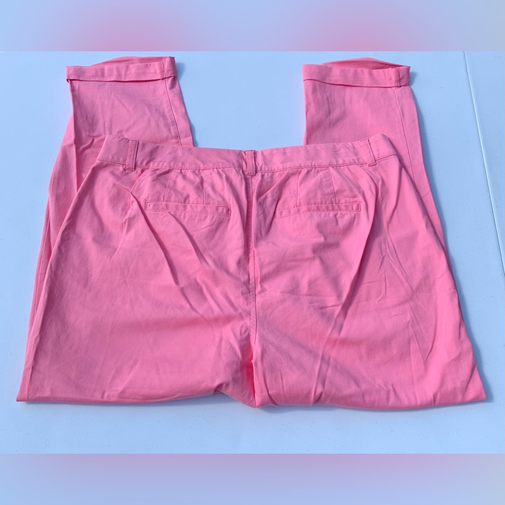 Lane Bryant Pink Straight Leg Pants - Picture 3 of 3